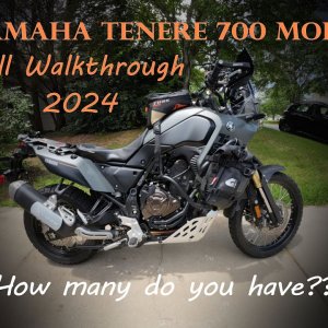 2024 Yamaha Tenere 700 Mods!  Full walkthrough of my T7!  How many do you have?