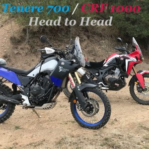 Tenere 700 and Africa twin Adventure